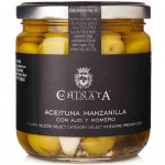 Olives Manzanilla avec Ail & Romarin - La Chinata